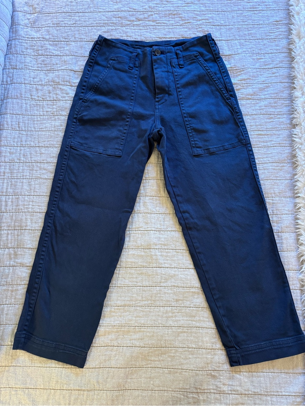 Womens Navy Everlane Pants